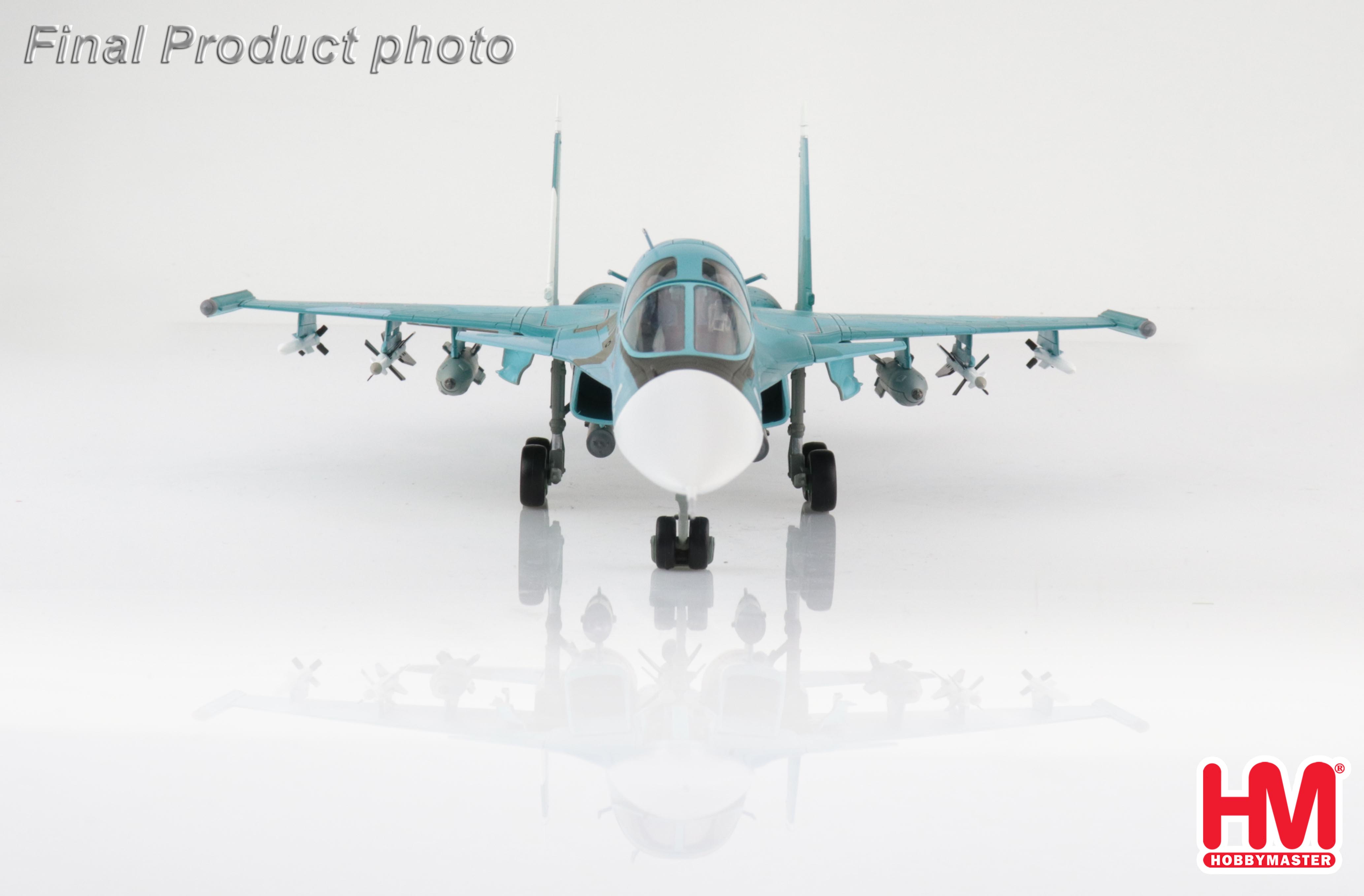 Su-34 Fullback Fighter Bomber Red 24, Russian Air Force